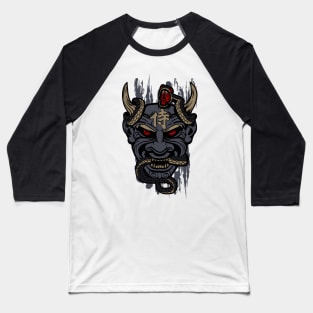 BLUE ONI SAMURAI Baseball T-Shirt